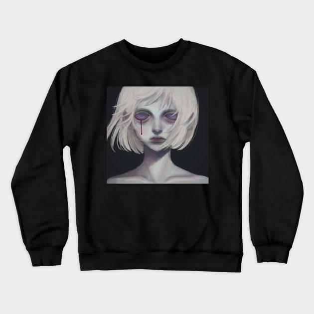 ghost girl Crewneck Sweatshirt by spyxho